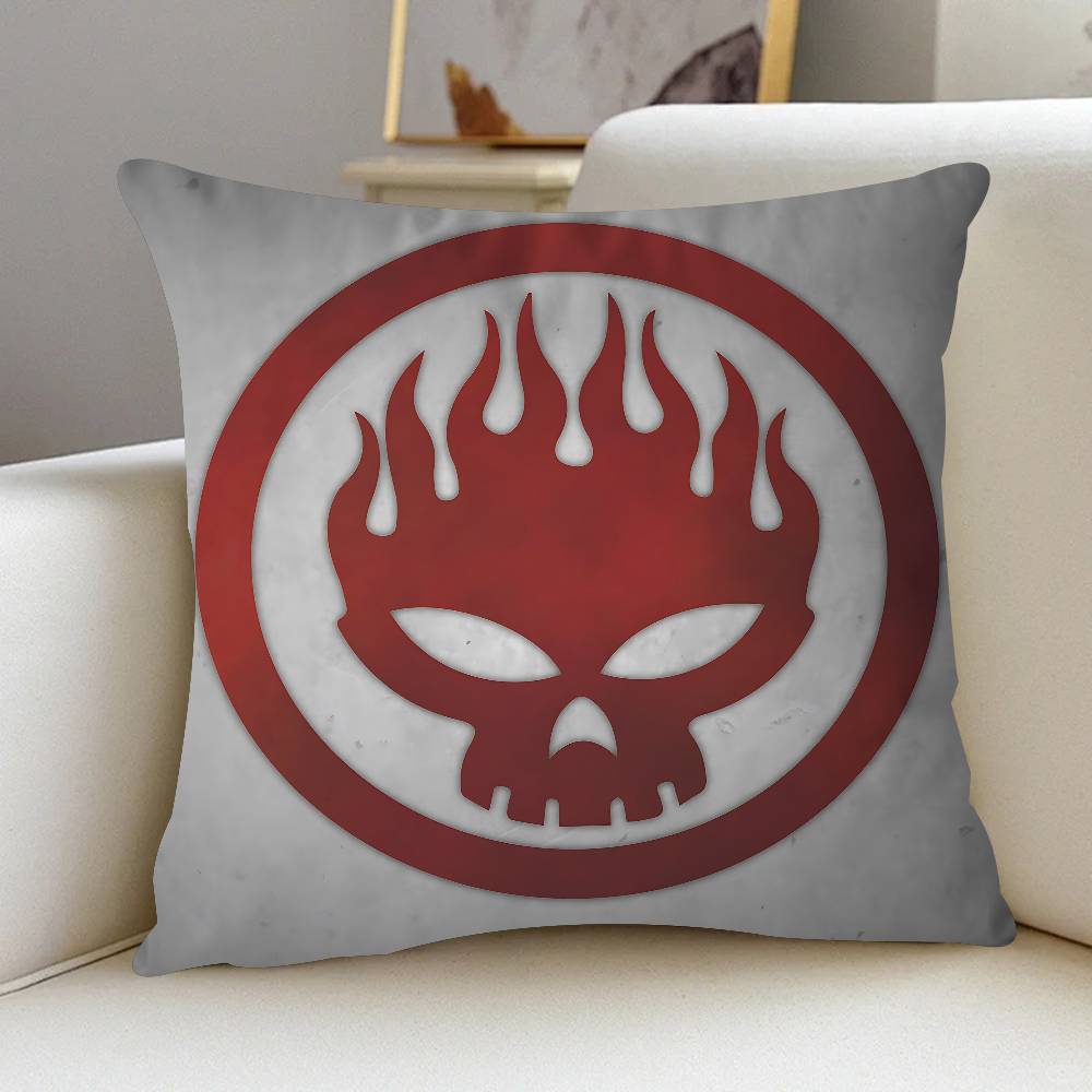 Punk Rock T-The O-Offspring Maple Design Cushion Cover Happy Autumn Harvest Decor Holiday Decorati Pillow Cover