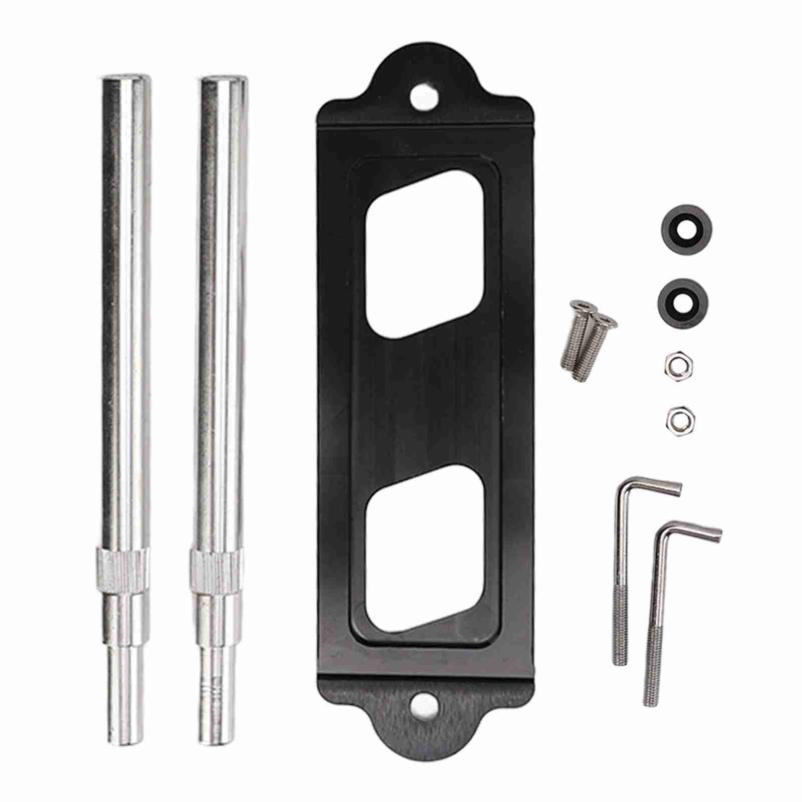 

Car Battery Tie Down Bracket Black Metal Fasten Brace Holder Kit For Civic CRX S2000
