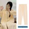 In Stock: MS New Style Maternity Nightgown & Adjustable Belly Support Pants Set with Chest Pad