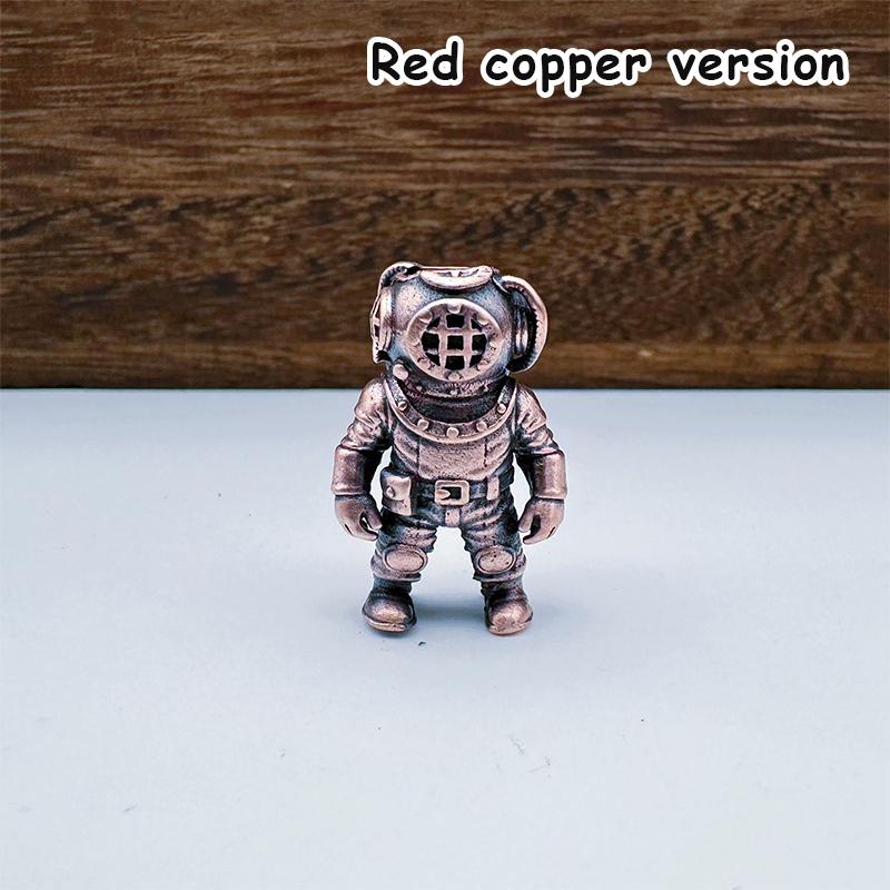 Diver Figurine Brass Knife Beads Edc Diy Woven Bracelets Lanyard Pendants Accessories Outdoor Tool Hangings Charms Gift