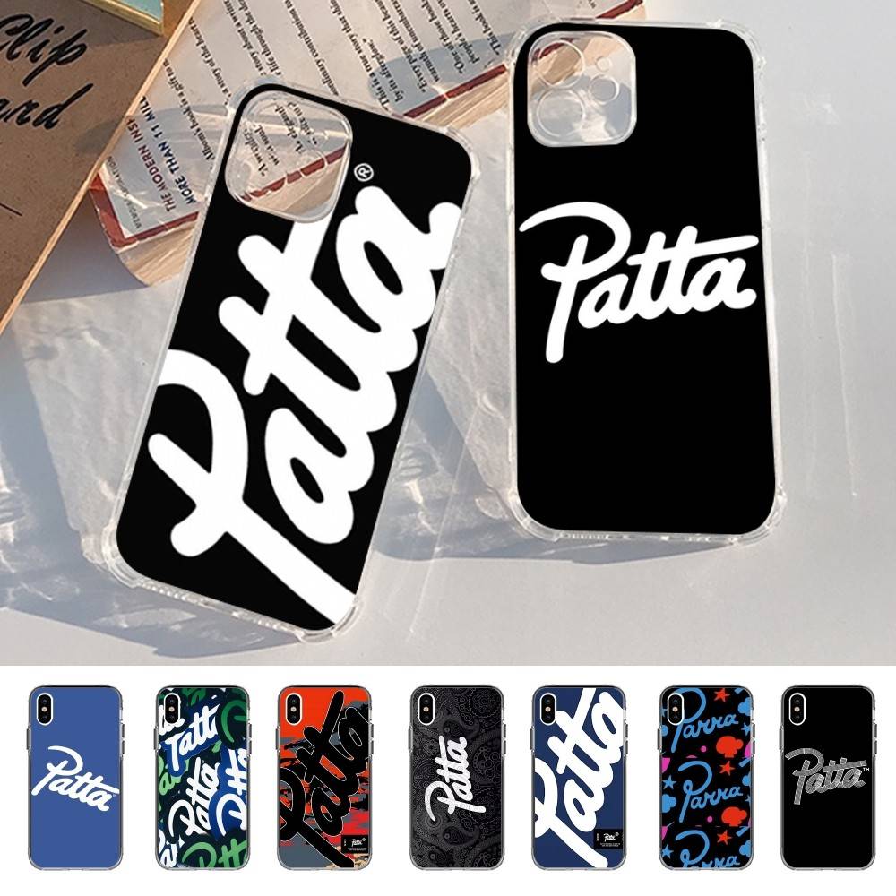 Fashion P-Patta Phone Case For IPhone 17 16 15 14 13 12 11 Pro Max Plus Soft Cover Personalized DIY