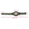 Men's Camouflage Digital Chronograph Watch with Waterproof ABS Case for Outdoor Use (Green)