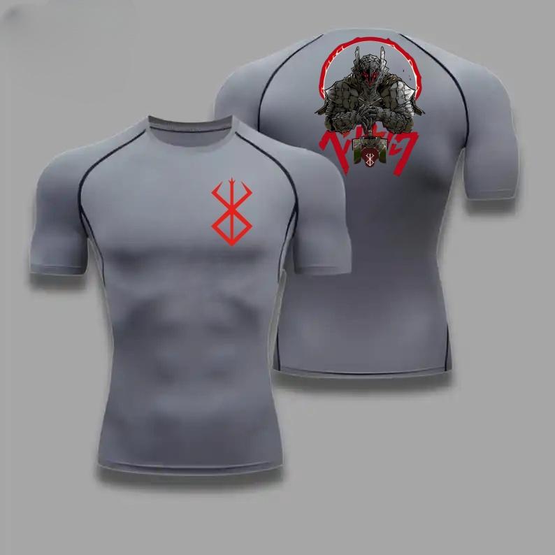 Men Ultra-Light Quick-Dry Athletic T-Shirt Breathable Stretchy Moisture-Wicking Short Guts Sleeve for Fitness Gym Sports Workout