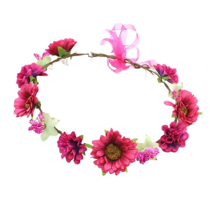 Eye Catching Flower Wreath Flower Crown Headbands Flower Hair Accessory for Women