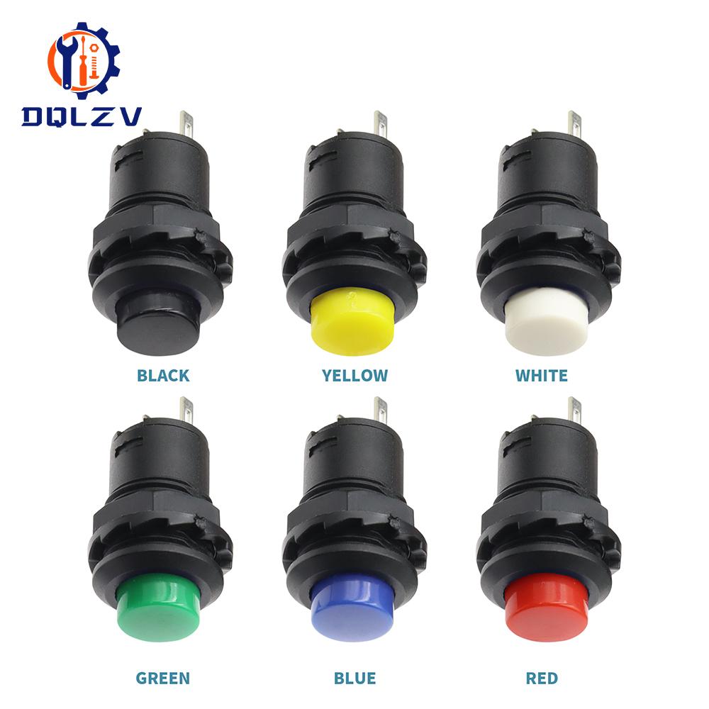 Selbsthaltende / Momentane Druckschalter DS228 DS428 12mm AUS - EIN Druckschalter 3A /125VAC 1.5A/250VAC DS-228 DS-428