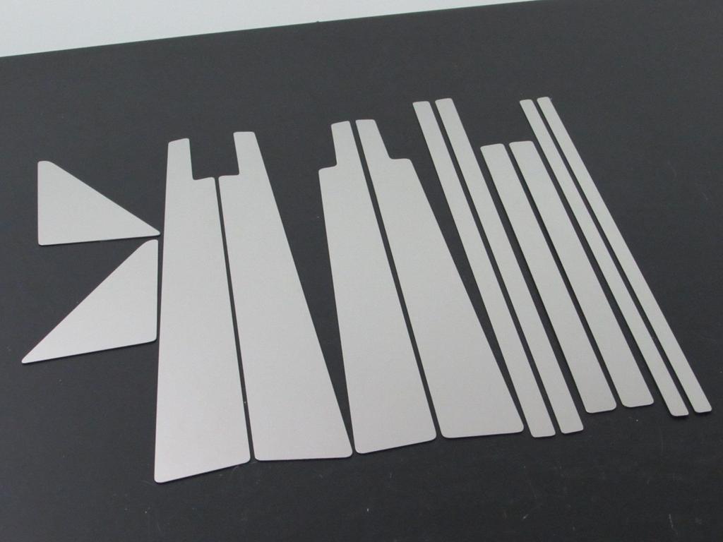 BRIGHTZ Stainless Steel Plated Pillar Panels for Land Cruiser 100 Ultra-Mirror (12-Piece Set) (HDJ101K, UZJ100W, HDJ, UZJ, HDJ101, UZJ100, J100, J101)