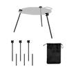 Charming Tripod Adjustable Easy Accessory Up To Decoration Multi-Griddle Stand, Holder, Height, Assembly, Stable, Multi-Griddle (M (Fits 8mm))