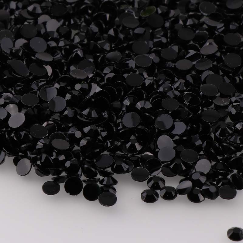 1000pcs Non Hot Fix Rhinestones 2/3/4mm Round Resin Flatback Crystal Rhinestone DIY Nail Art Jewelry Garment Decorations Glue On