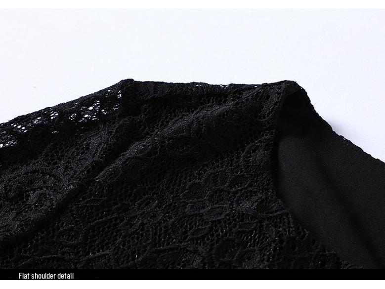 Non-Returnable Embroidered European & American Palace Style Lace Dress, Hip-Wrapped Design, Plus Size Women's Elegant Skirt