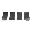 4Pcs Tire Protection Ramp Set Polypropylene Anti Slip Vehicle Storage Ramp Set for Flat Spot and Flat Tire Prevention