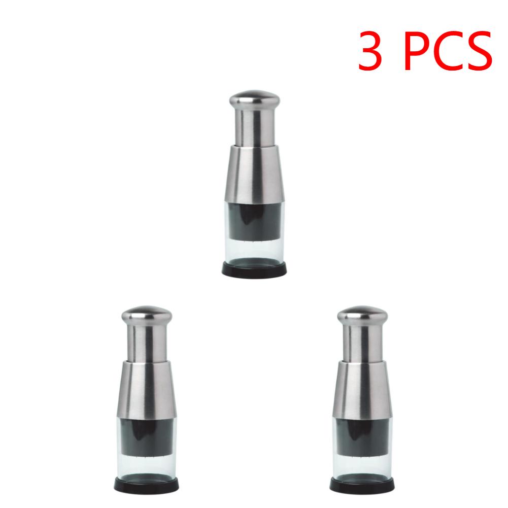 Stainless Steel Manual Hand Chopper Kitchen Tool Vegetable Chopper Mini Garlic Mincer for Garlic Ginger Nuts Food Crusher Cutter