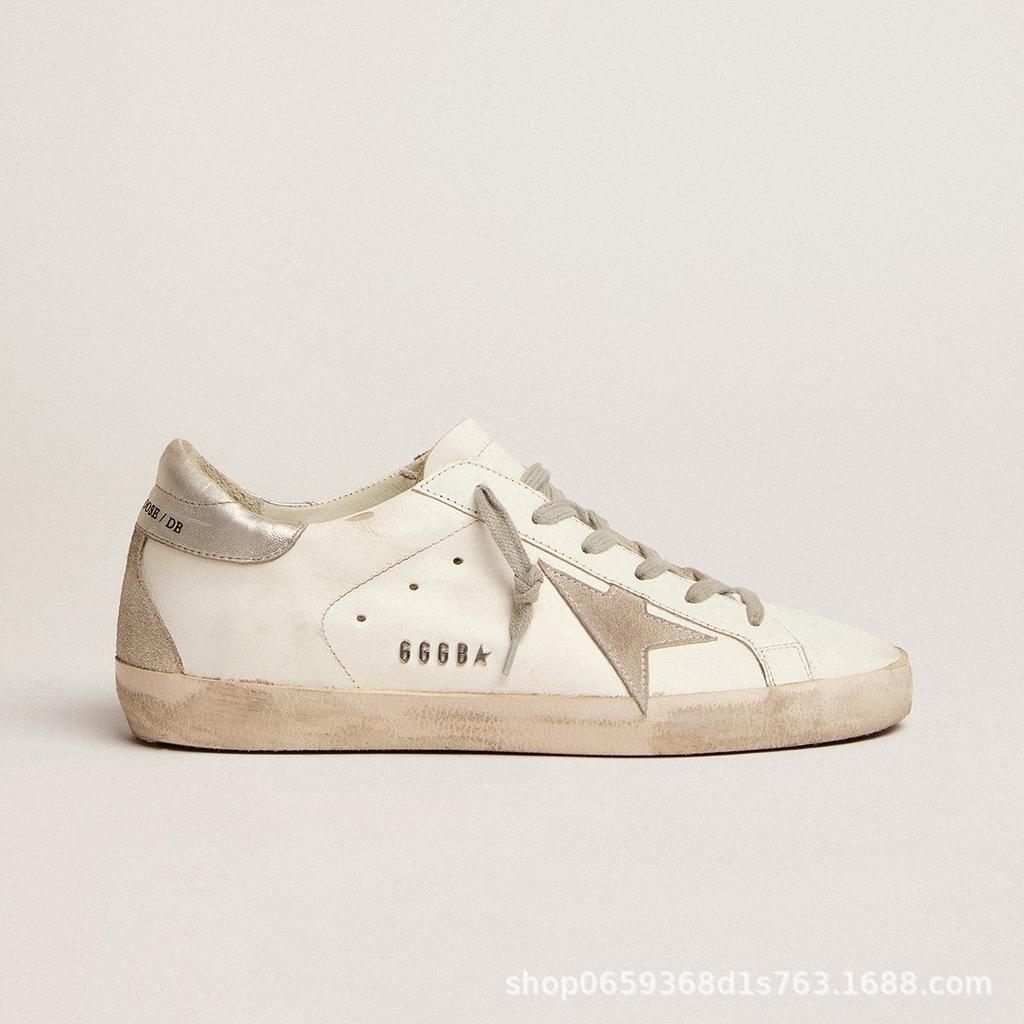 Chaussures décontractées pour hommes et femmes étoiles petites chaussures sales nouvelles polyvalentes chaussures de skate chaussures sales cuir de vachette chaussures blanches