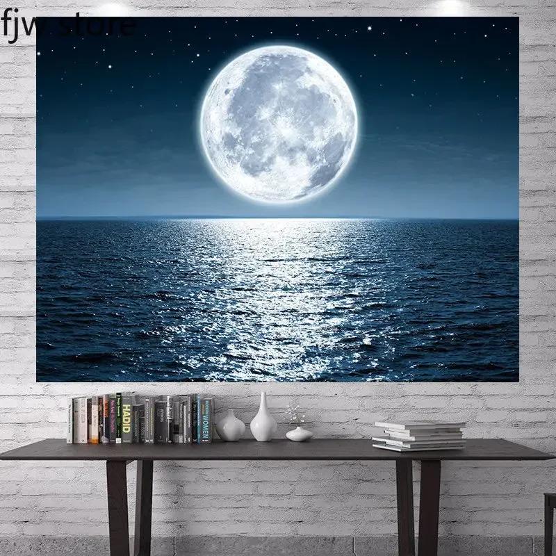 

VIKAMA Starry Sky Tapestry Home Decoration Living Room Bedroom Dormitory Aesthetics Wall Hanging Art Decoration 74x94cm(29x37in)