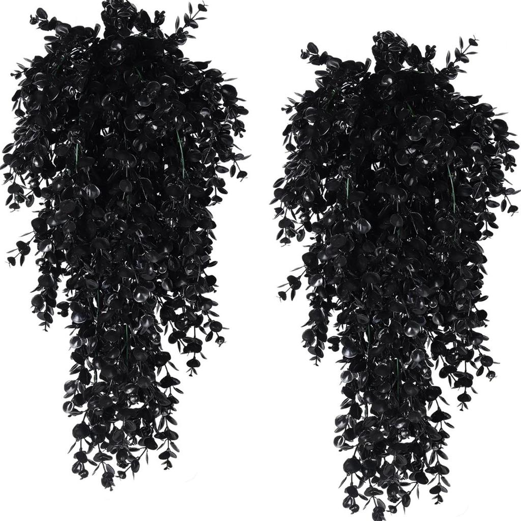 5 Head Artificial Plastic Plants Fern Vine for Christmas Wreath Wedding Arch Decor Home Garden Wall Hanging  Sales Diy Gift