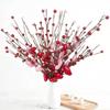 Heart-Shaped Artificial Heart Flowers DIY Vase Festive Atmosphere Berry Flower Stem Simulation Fake Flower Valentine's Day