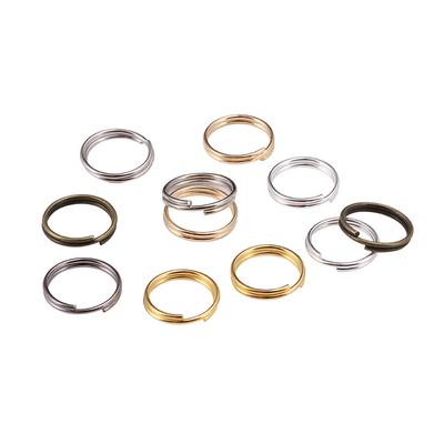 20-200Pcs/bag 4-25mm Open Jump Rings Double Loops Split Rings Connectors For Diy Jewelry Making Findings Accessories Supplies