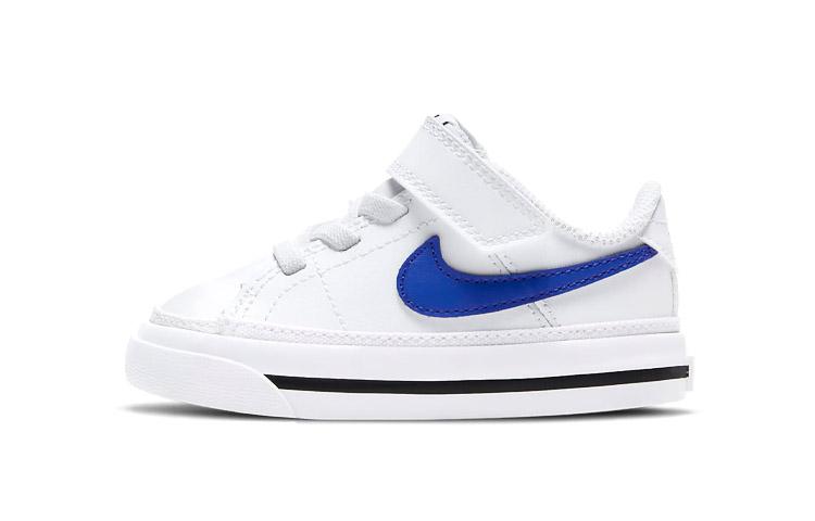 

Nike Court Legacy Slip Resistant Abrasion Resistant Low top Toddler Shoes White Blue Black Infant And Toddler DA5382-101 21