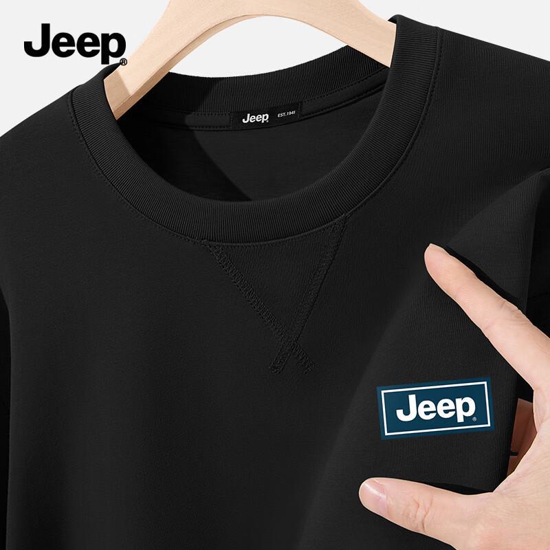 Jeep Men s Cotton Long-Sleeve T-Shirt L