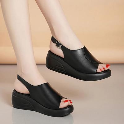 Fashion Summer Wedge Platform Sandals Fashion Retro Romen Beach Shoes Ladies Casual Peep Toe Soft Comfortable Sandalias De Mujer