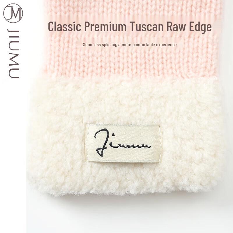 JIUMU Women's Winter Wool Warm Cycling Gloves