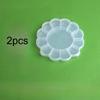 2pcs Plastic Compartment Storage Box - Sunflower Shape Storage Box with Lid for Jewelry, Hair Accessory Storage - Storage Boxes