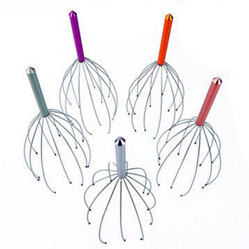 Buy 1Pcs Head Massager Hand Held Scalp Head Massager Stainless Steel at