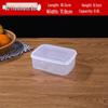 ZISIZ Rectangular Plastic Food Storage Container