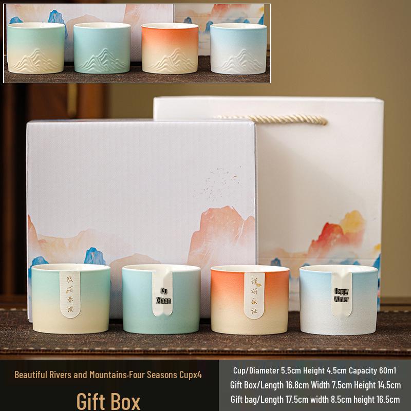 Kung Fu Tea Set: White Porcelain & Ceramic Teacups, Mutton Fat Jade Master Cup, Tea Bowl Set Gift