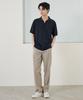 210EDIT Men'S Cool Silky Cinnabar Semi-Wide Slacks_Ze2Pt120_Sbe