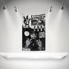 50 C-cents Flag Rock Music Band Banner HD Printing Tapestry Exhibition, Music Band Fans, Garage Decor
