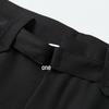 Men's Spring 2026 Casual Trousers - Korean Style, Non-Iron, Loose Tapered Suit Pants with Half Elastic Waist