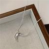 Alloy Moon Pendant Necklace Crescent Moon Choker Jewelry All Match Necklace Jewelry Accessories For Women
