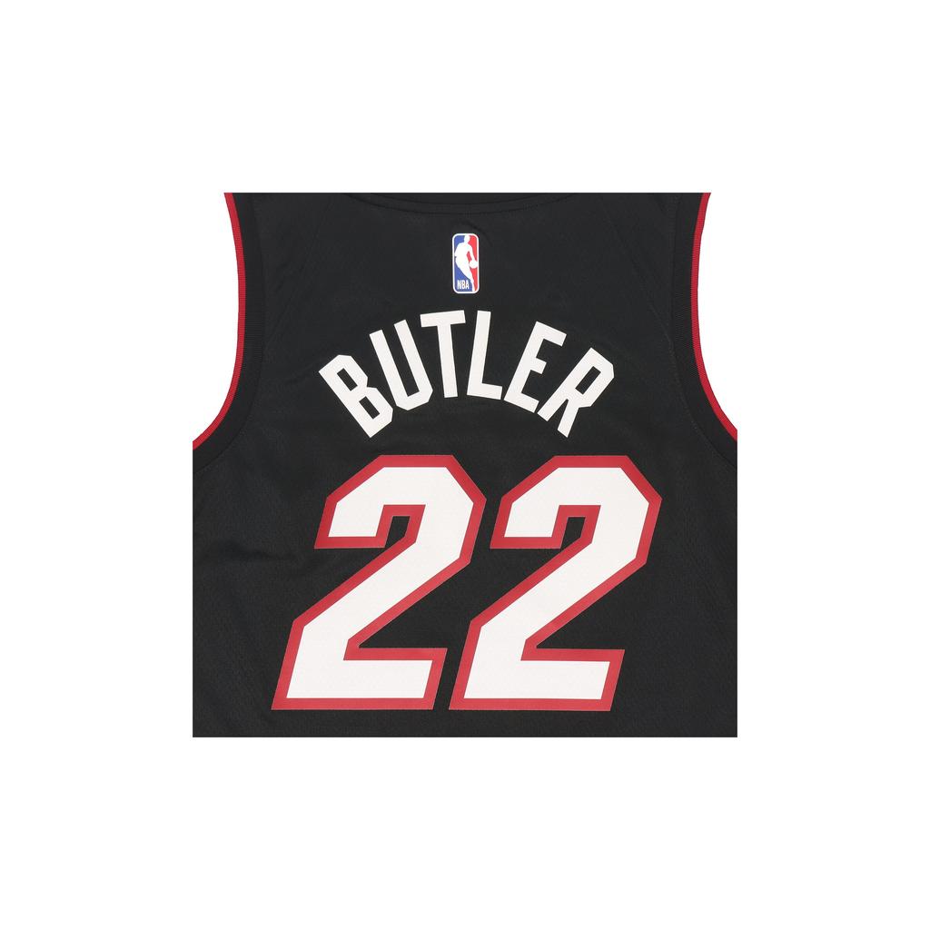 Nike NBA Icon Edition Jersey Miami Heat Jimmy Butler #22 Retro Basketball Vest Men Tops Black 864487-027