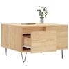  Coffee Table, Sonoma Oak 55x55x36.5 Cm Wood-based Material