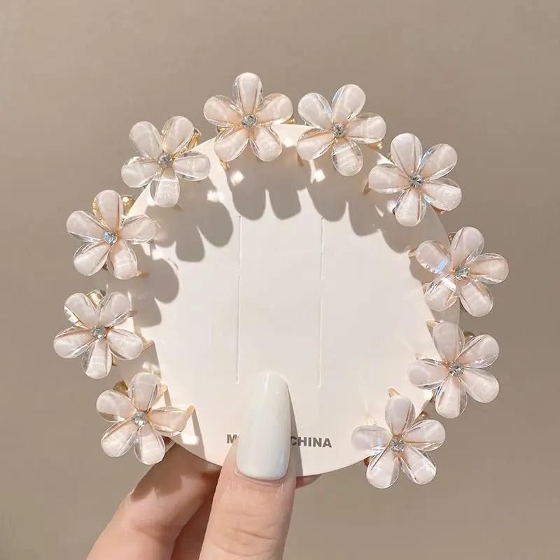 2023 Summer Camellia Mini Hair Claw Clip for Girls