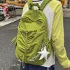 Schoolbag Korean Ins Campus School Bag High School High Value Niche Solid Color Versatile Backpack Large Capacity Mountaineering Backpack