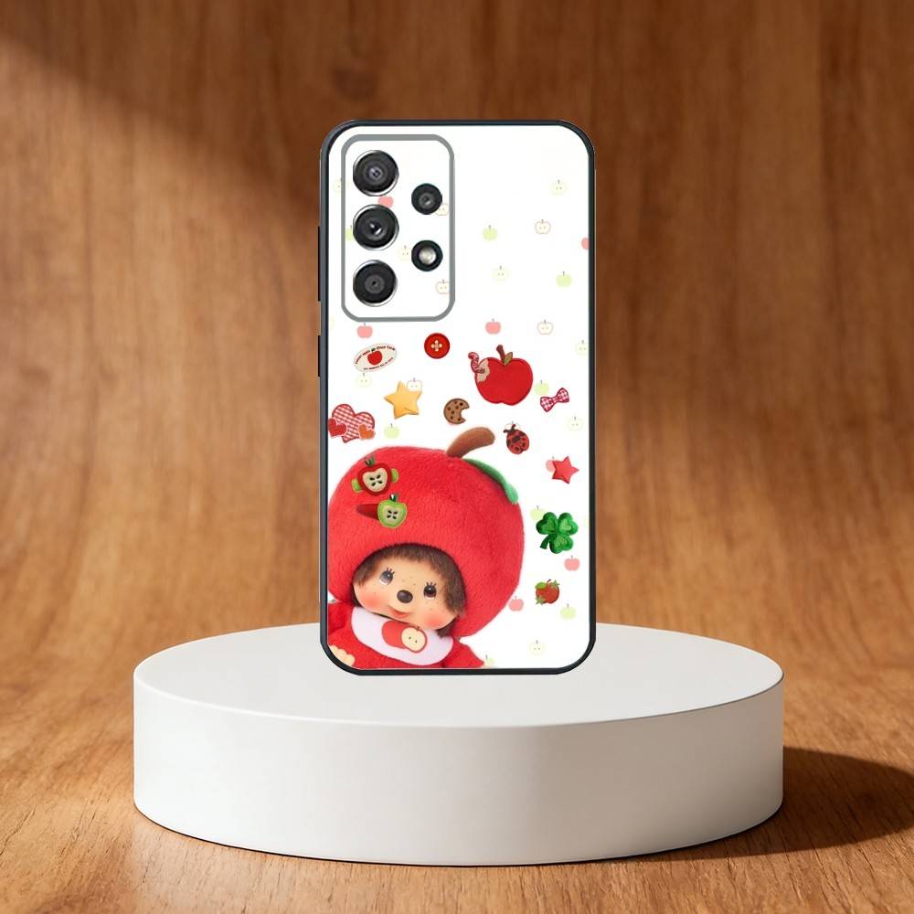 

Cute M-monchhichis-s Phone Case For Samsung S25,S24,S21,S22,S23,S30,Ultra,S20,Plus,Fe,Note,10,9,5G Black Cover Samsung S22plus5G