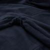 Kyoetsu Men's Winter Samue, Padded, Tsumugi-Style Fabric with Fleece Lining, Size 16 (LL, Navy)