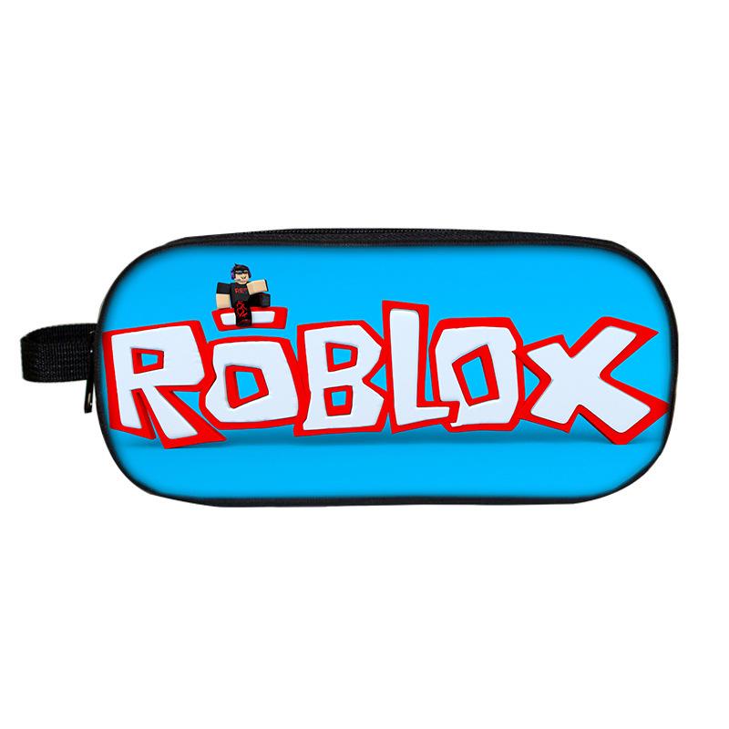 Roblox Double-Layer Pencil Case for School Students - Cartoon Fashion Stationery Box