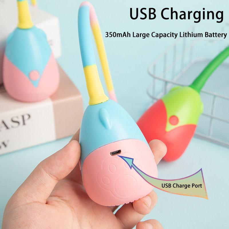 Interactive Cat Toy USB Electric Intelligent Rolling Ball Toy Cats Pet Silicone Automatic Rotate Mouse Tail Kitten Teaser Stick