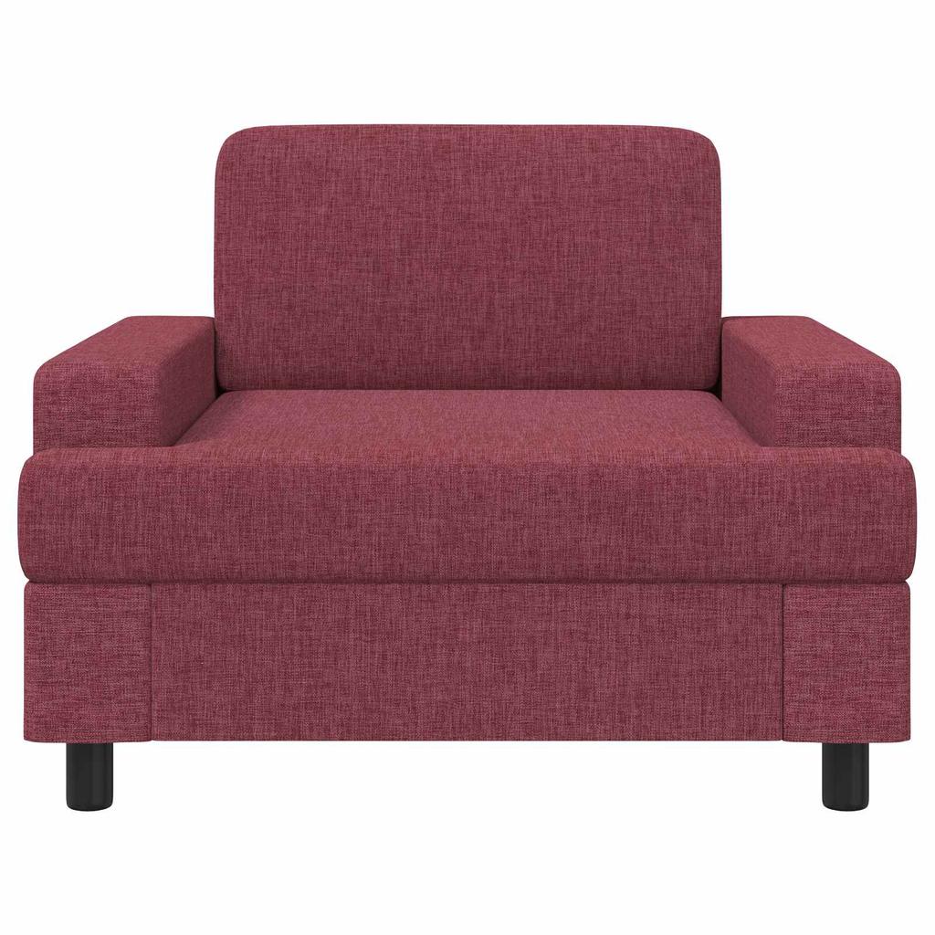 Armchair Wine Red Fabric