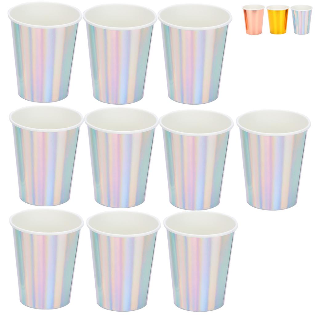 20 buc Pahare de Hârtie Ceașă de băut compostabilă ceașcă de suc reciclabilă pentru petrecere, cafea, ceai