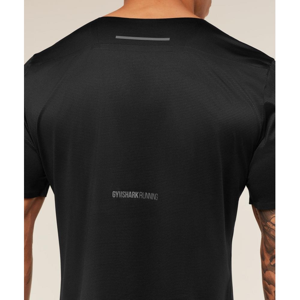 Gymshark Running EliTe T shirT Black A2b4d Bb2j
