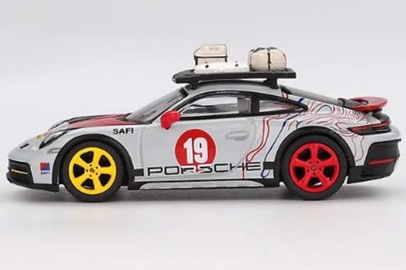 Sunrich MINI GT Scale Porsche 911 Dakar Uncle Rally Finished Model 1/64 (Left-Hand Drive) MGT01068-L