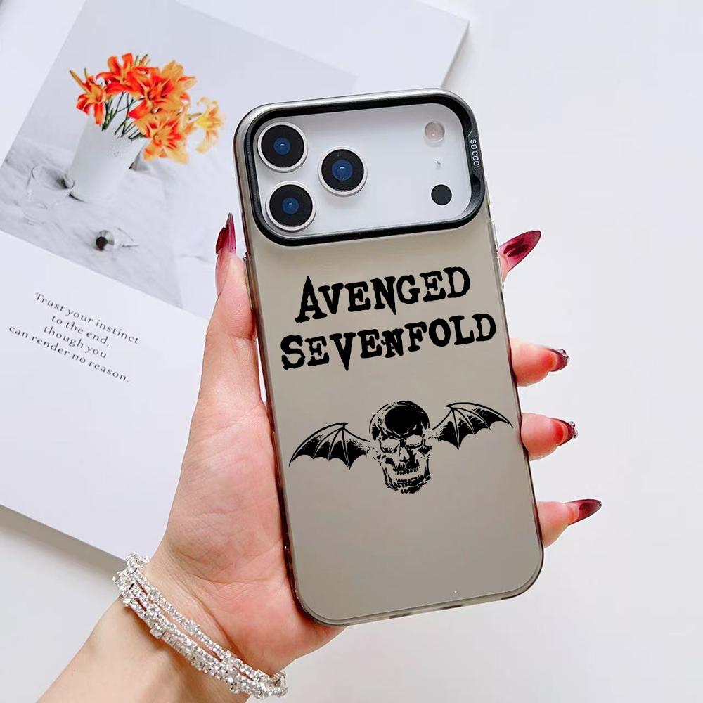 Coole A-Avenged Sevenfold Handyhülle Für iPhone 17 16 15 14 13 12 11 Pro Max Air Matt Laser Aurora Stoßfest Funda
