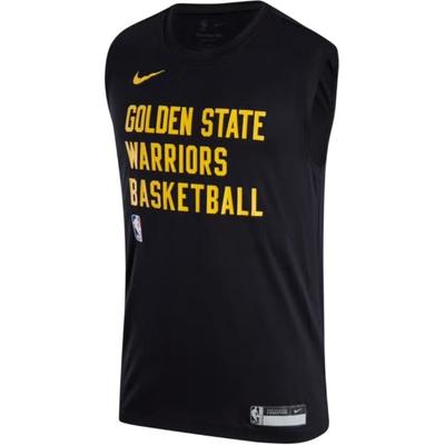 X NBA Dri-FIT Λογότυπο με Γράμματα Μπλούζα Αμάνικη Ανδρική Καθημερινή Στρογγυλή Λαιμόκοψη Γρήγορης Απορρόφησης Μαύρη HF7457010