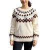 Ladies' Fashion Sweater, Round Neck,Loose Pullover Long-sleeved Knitted Sweater