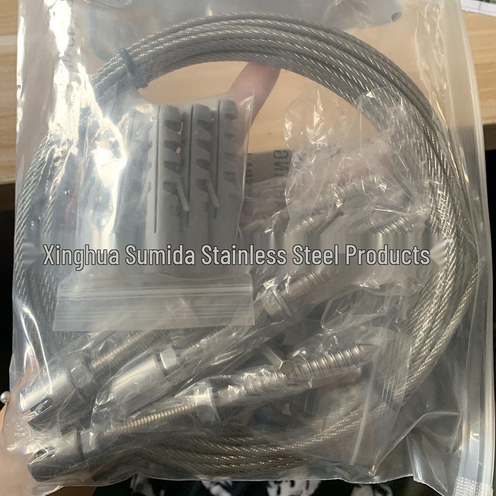 Stainless Steel 3mm Wire Rope Cross Clip for Plant Vine Climbing