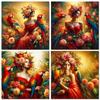 Diamond Painting Art 5D DIY Colorful Peony Flowers Beauty Girl Diamond Mosaic Bird Tree 5D Rhinestone Cross Stitch Home Decor