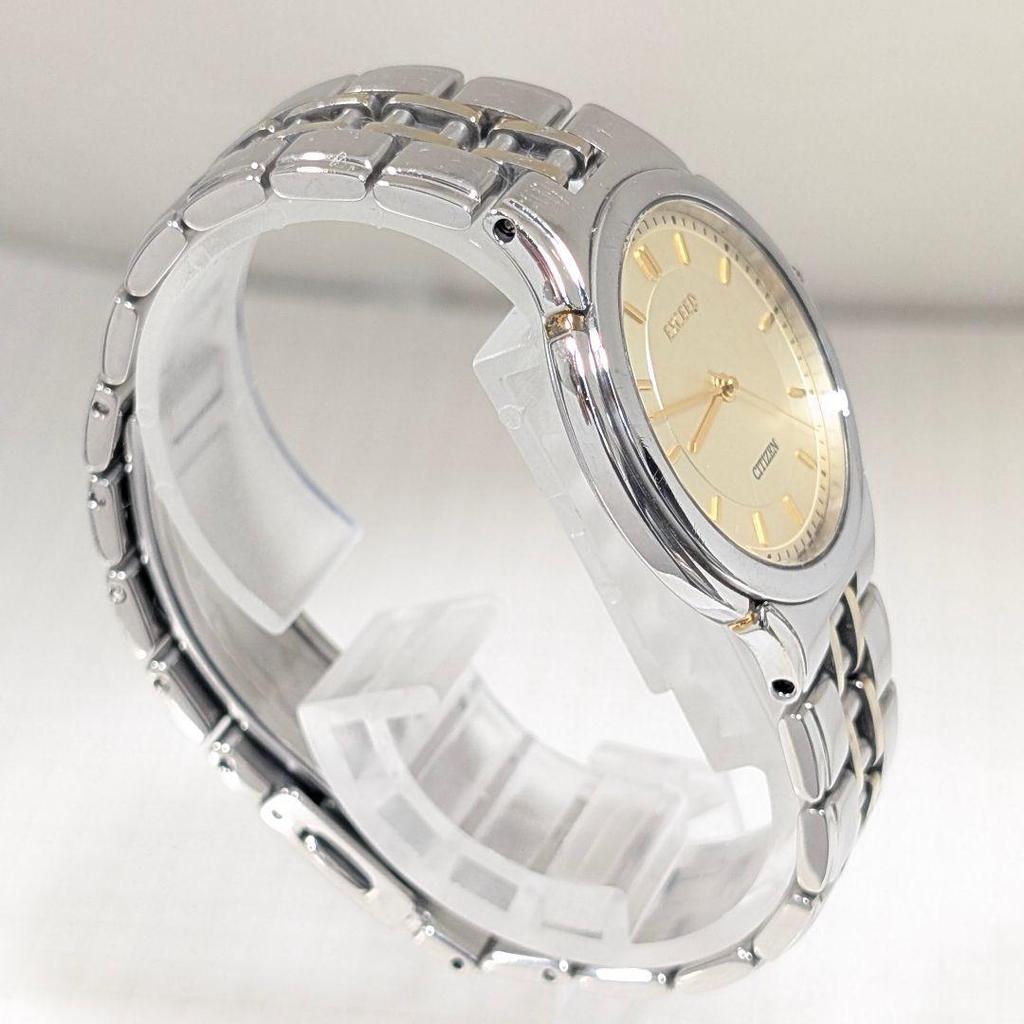 Used CITIZEN EXCEED Watch Quartz Battery Replaced I-29